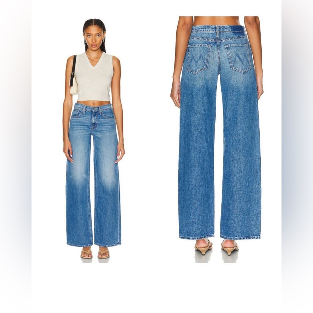 MOTHER Blue Flare & Wide Leg Jeans